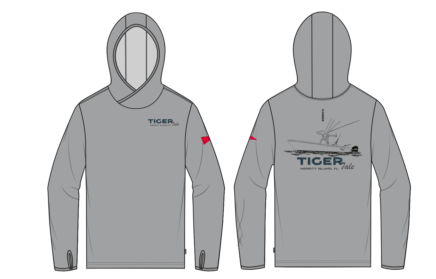 Long Sleeve Hooded Shirt